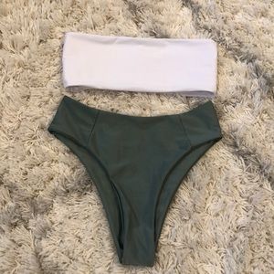 Cheeky high waisted bikini